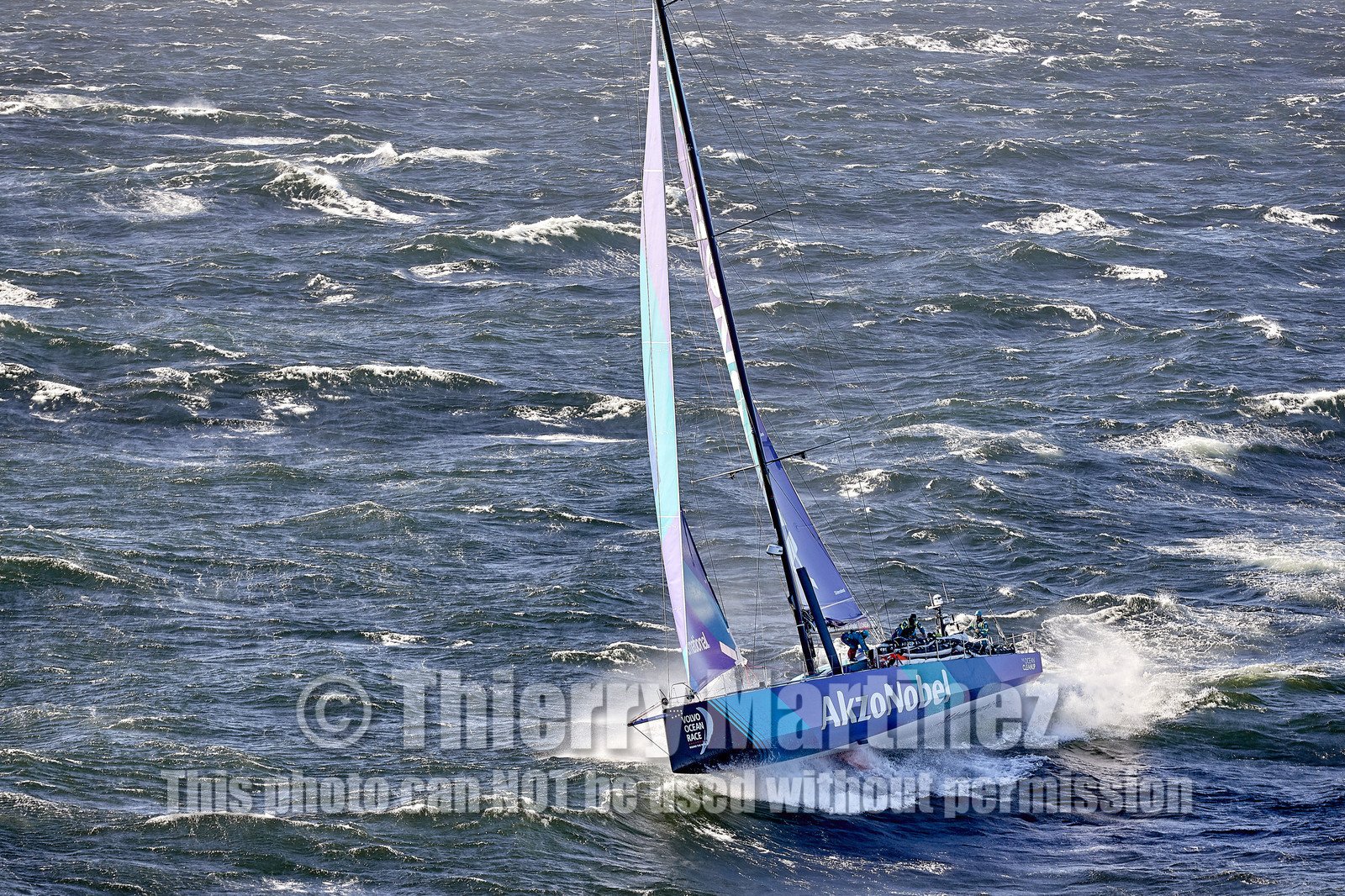 team AkzoNobel  in Volvo Ocean Race 2017-18.