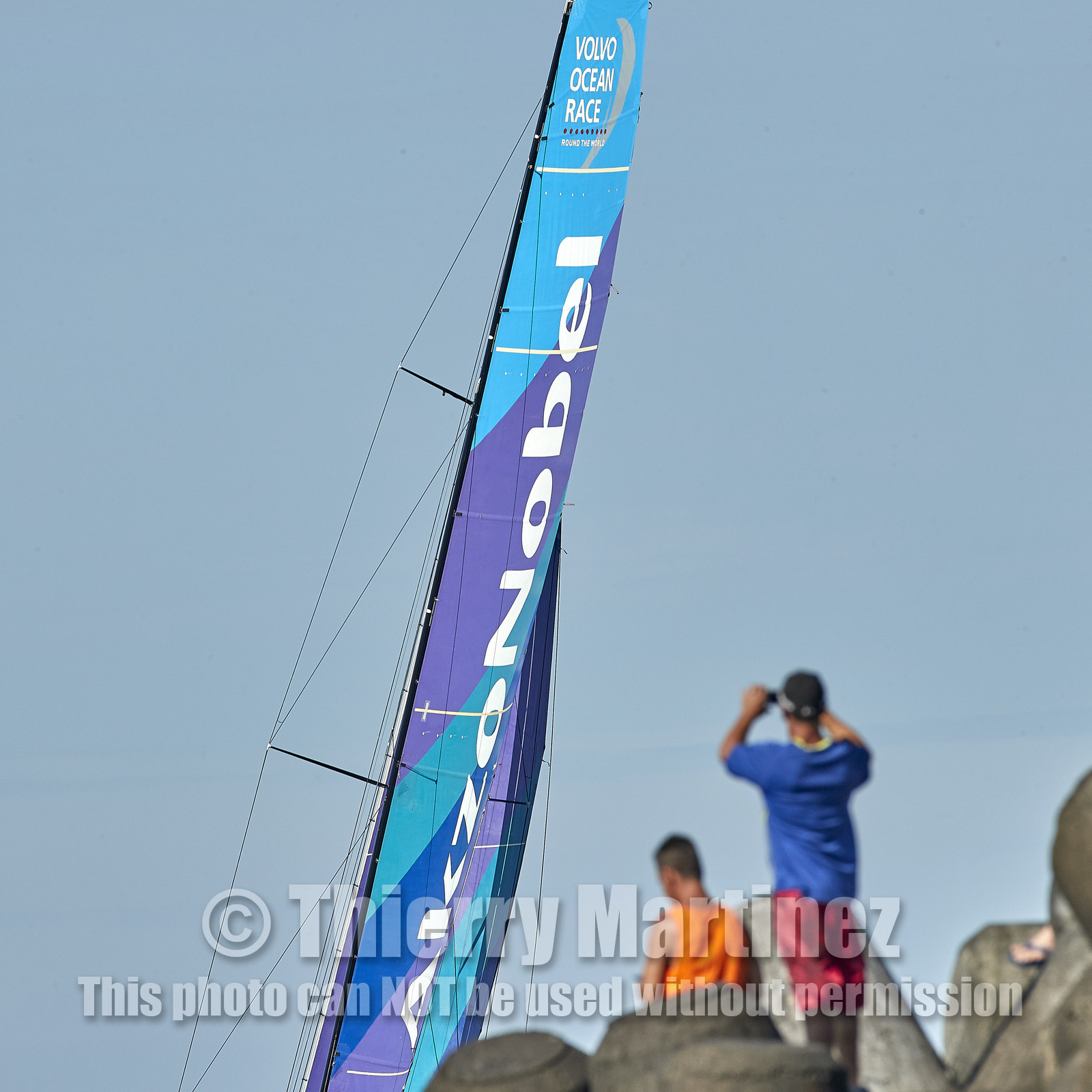 team AkzoNobel  in Volvo Ocean Race 2017-18.