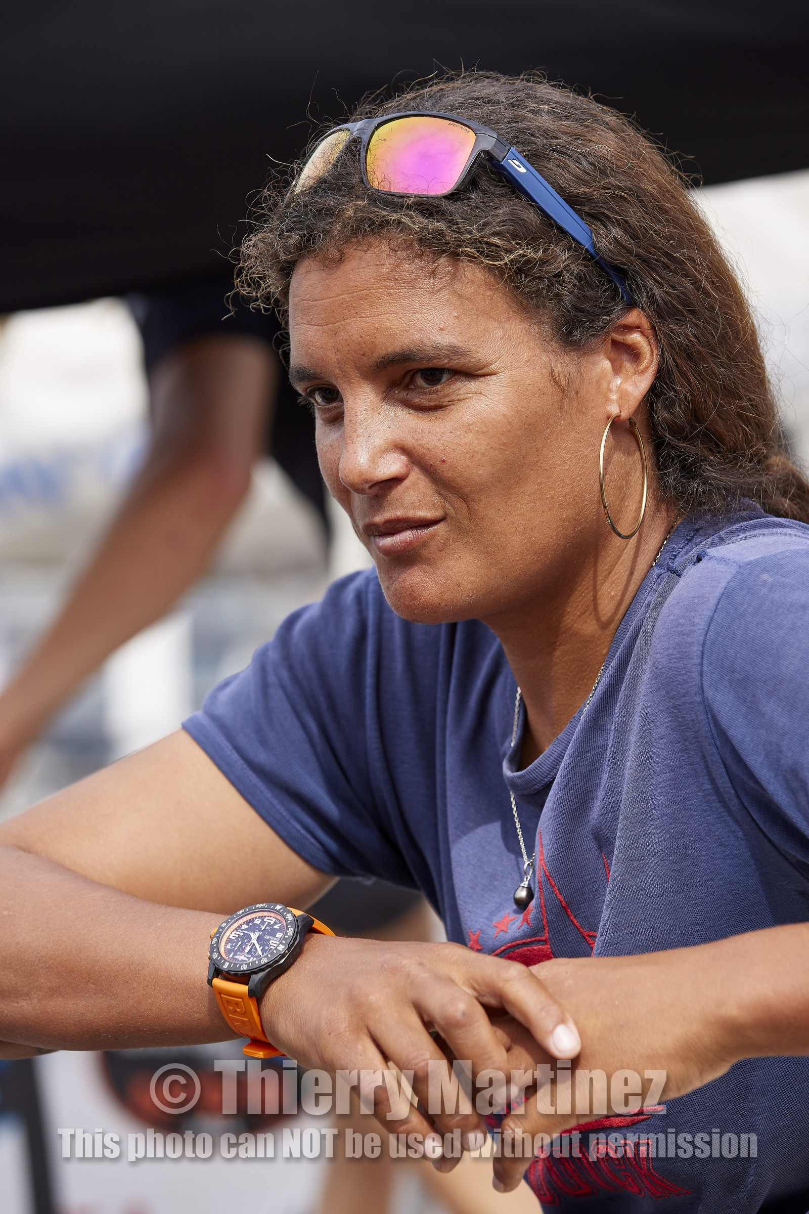 23_17533   © Thierry Martinez. SOUTHAMPTON,  - UK 8 septembre 2023.OCEAN GLOBE RACE 2023.Start Leg 1 Sunday 10th Sept 2023: Southampton ( UK)   Cape Town ( South Africa) - 6650NM.Marie TABARLY ( FRA) skipper of Pen Duick 6.