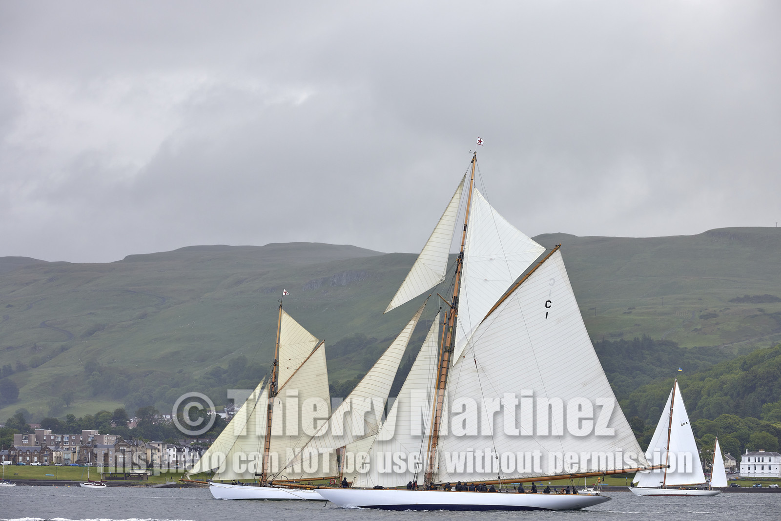 22_17006   © Thierry Martinez.FAIRLIE,SCOTLAND - UK 12th June 20222022 RICHARD MILLE FIFE REGATTA.Day 2 : LARGS to ROTHESAY
