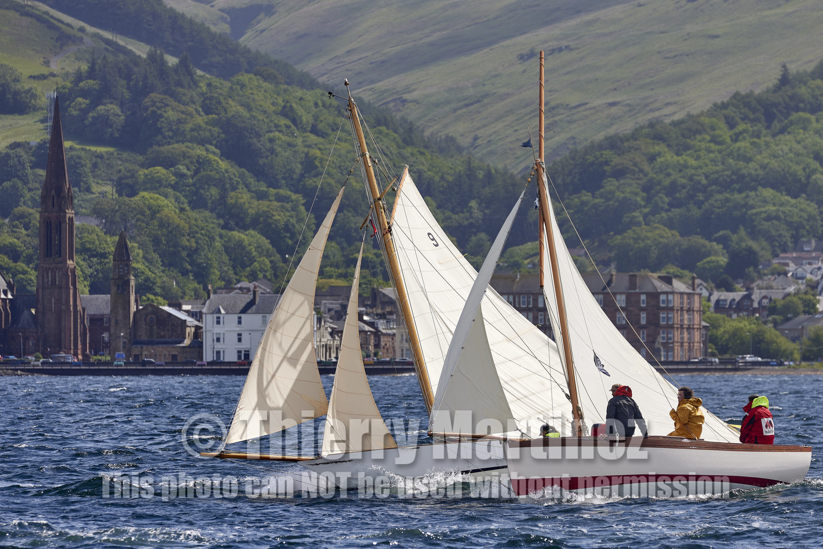 22_17006   © Thierry Martinez.FAIRLIE,SCOTLAND - UK 12th June 20222022 RICHARD MILLE FIFE REGATTA.Day 2 : LARGS to ROTHESAY