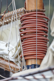 22_17006   © Thierry Martinez.FAIRLIE,SCOTLAND - UK 11th June 20222022 RICHARD MILLE FIFE REGATTA.Day 1. Race cancelled , too much wind…