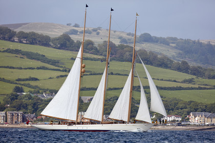 22_17006   © Thierry Martinez.FAIRLIE,SCOTLAND - UK 11th June 20222022 RICHARD MILLE FIFE REGATTA.Day 1. Race cancelled , too much wind…