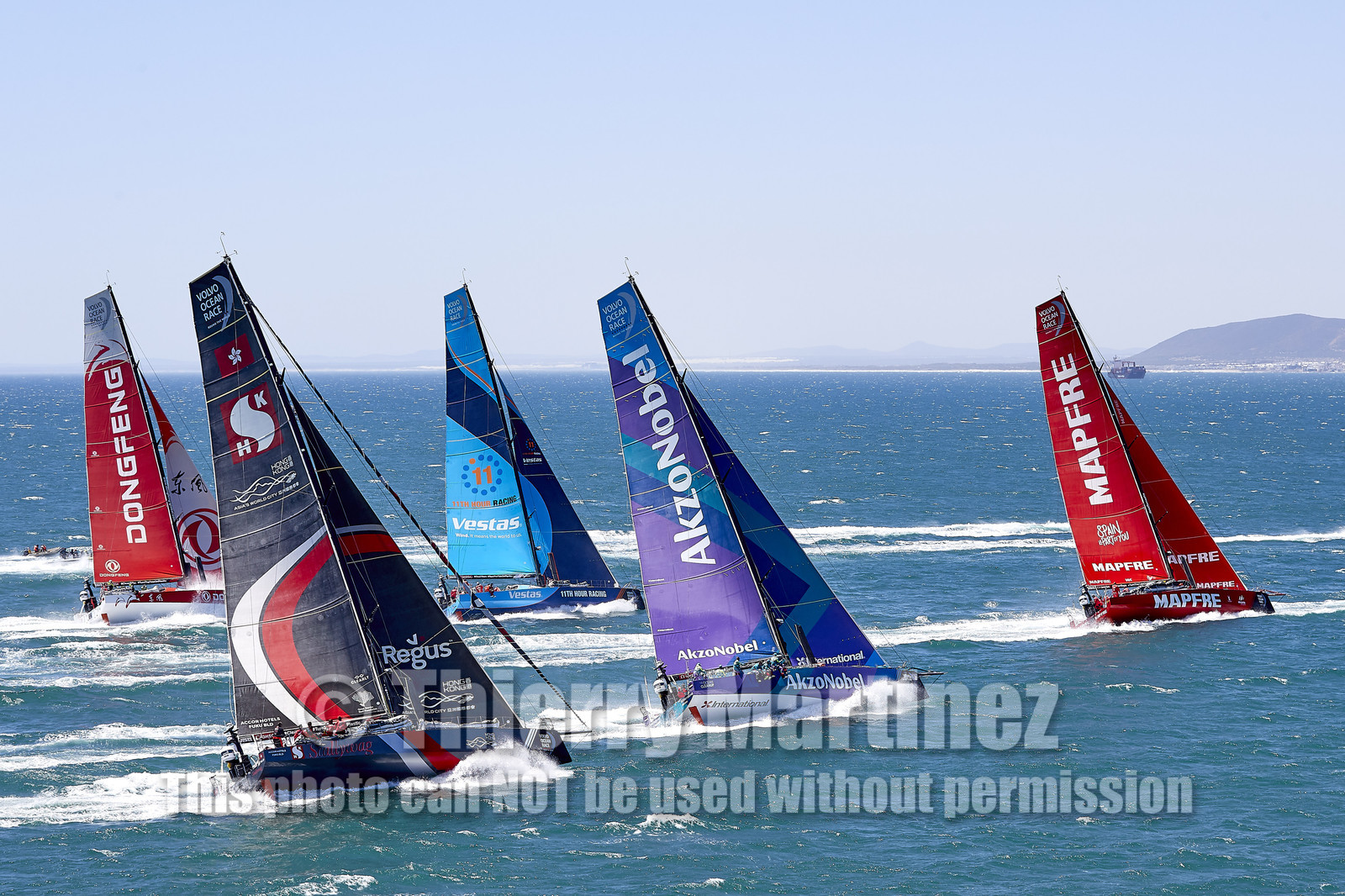 team AkzoNobel  in Volvo Ocean Race 2017-18.