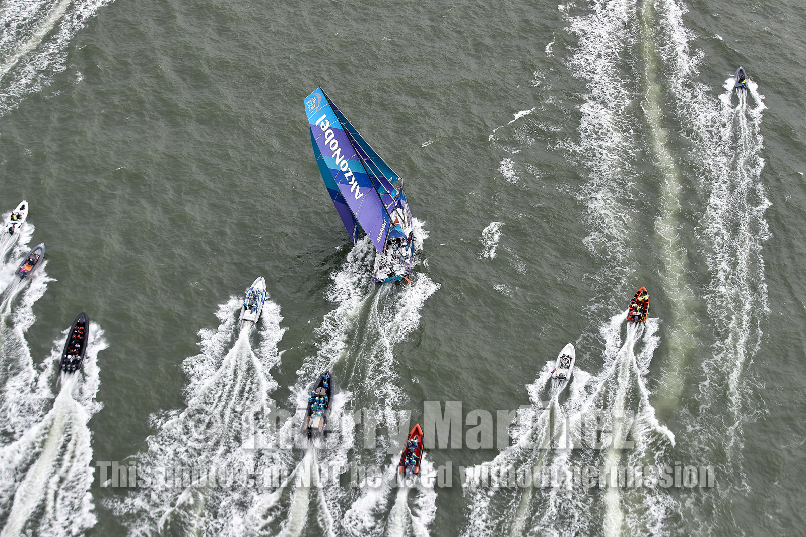 team AkzoNobel  in Volvo Ocean Race 2017-18.