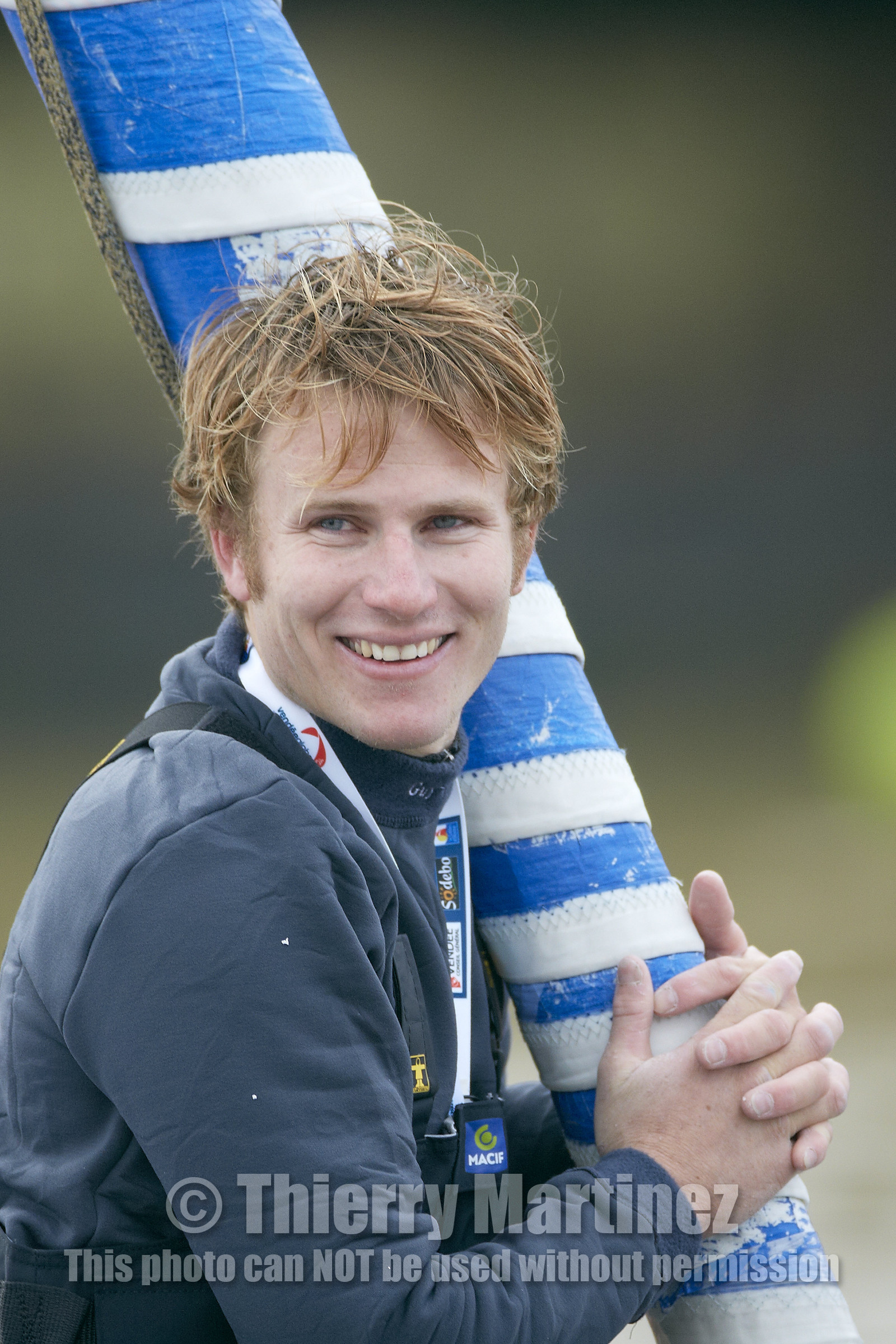 2012 13 VENDEE GLOBE. Winner arrival in Les sables d'Olonne (FRA