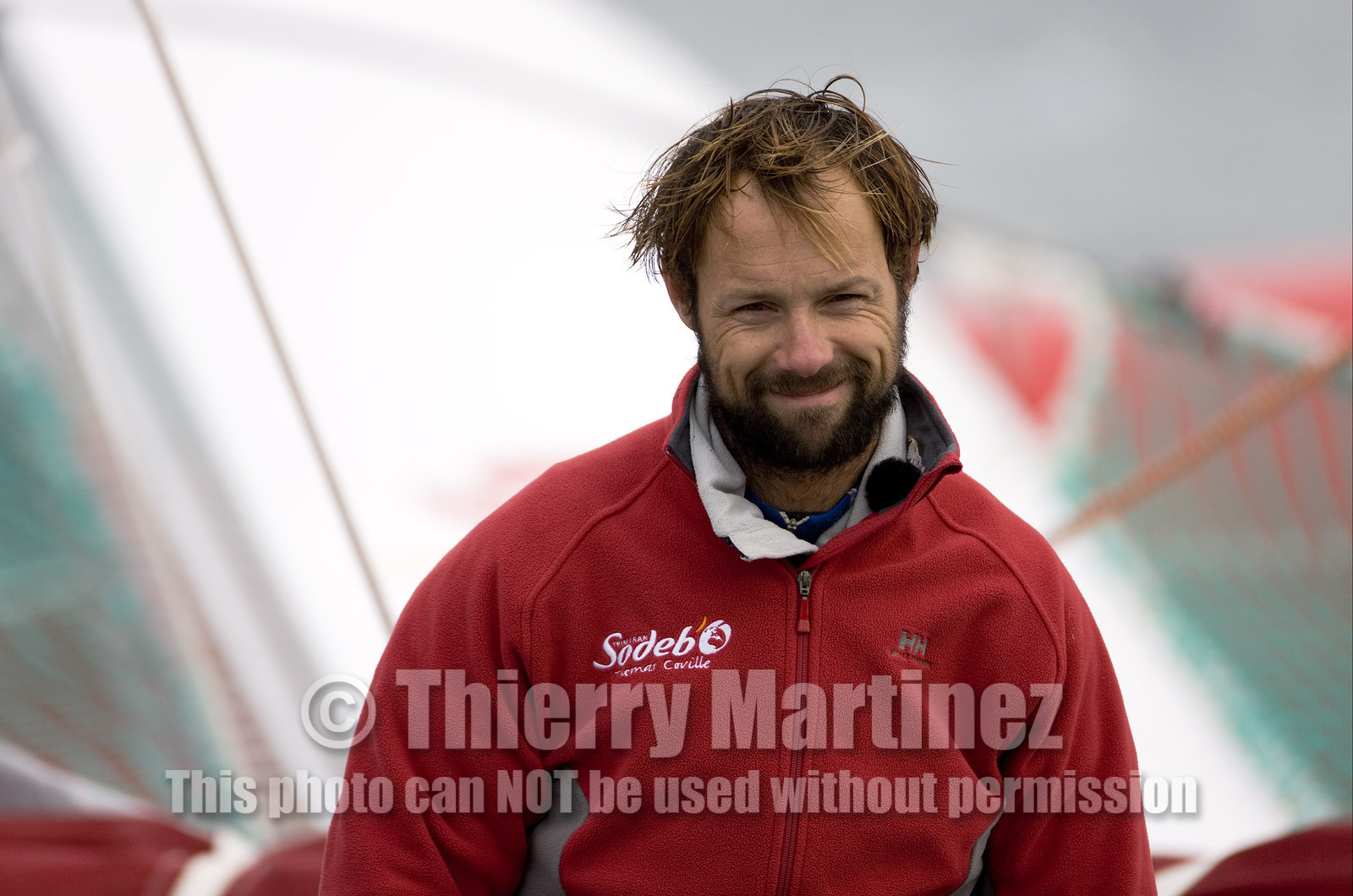 Thomas Coville (FRA) Solo Sailing Round the World Record attempt, Finish .