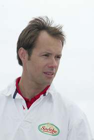 ©Thierry Martinez   Sea&Co.02_656D. ©Th. Martinez. Locmiquelic (FRA)  6th July 2002.., Thomas Coville (FRA)New Trimaran Open 60' SODEBO's .skipper