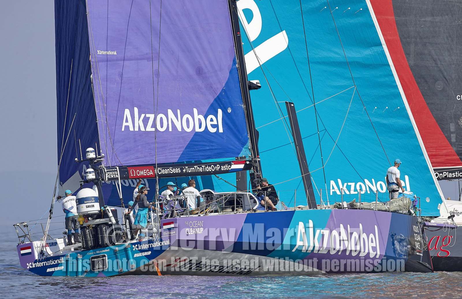 team AkzoNobel  in Volvo Ocean Race 2017-18.