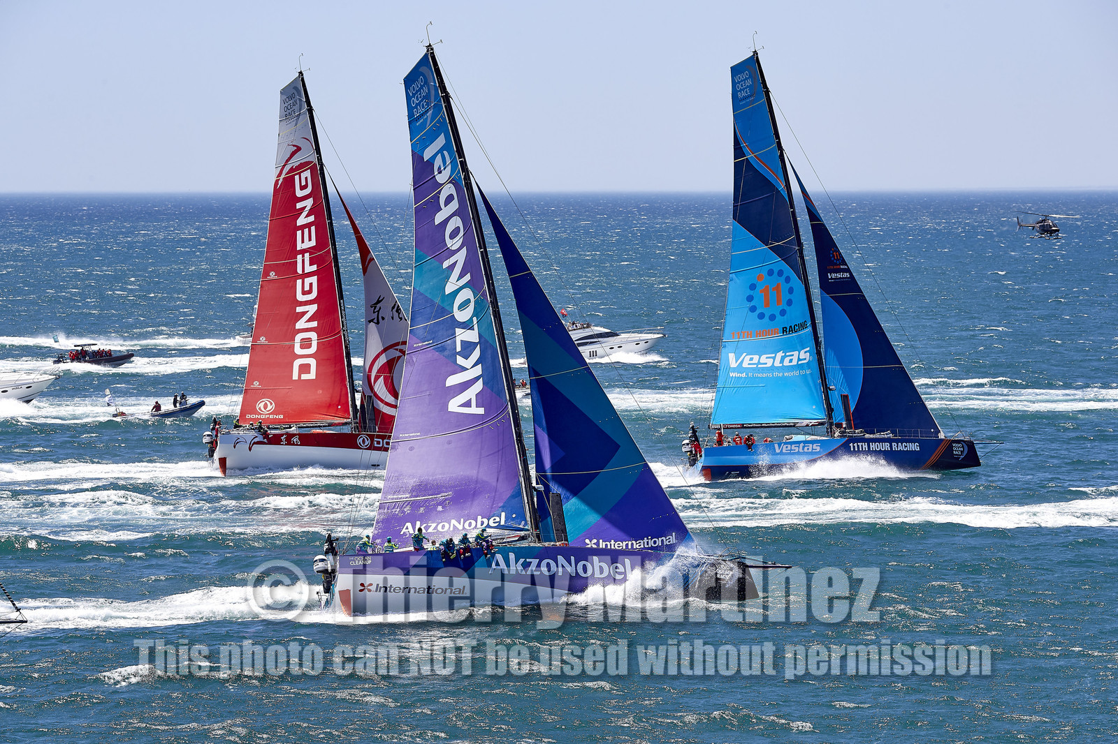 team AkzoNobel  in Volvo Ocean Race 2017-18.