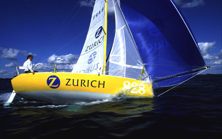 ©Thierry Martinez   Sea&Co. MINI TRANSAT 1997.  Thomas Coville (FRA) ZURICH.