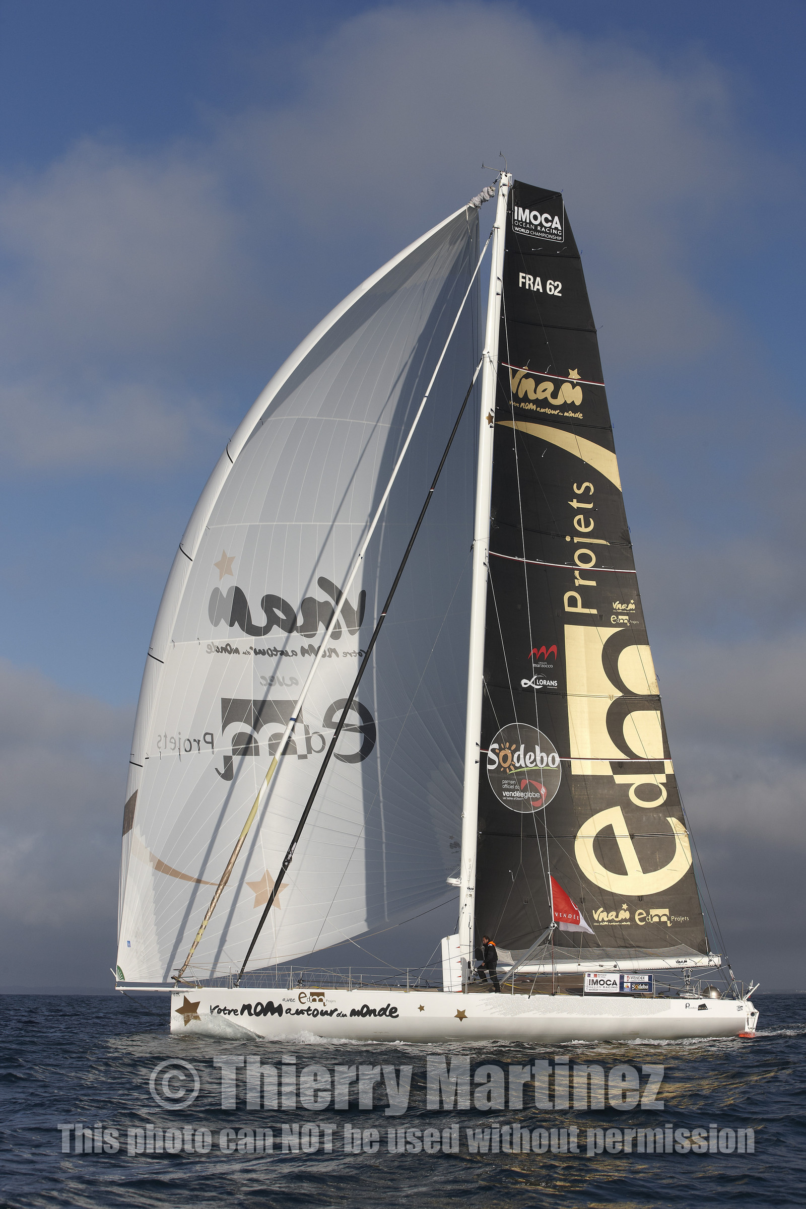 VOTRE NOM AUTOUR DU MONDE , skipper Bertrand de Broc (FRA)