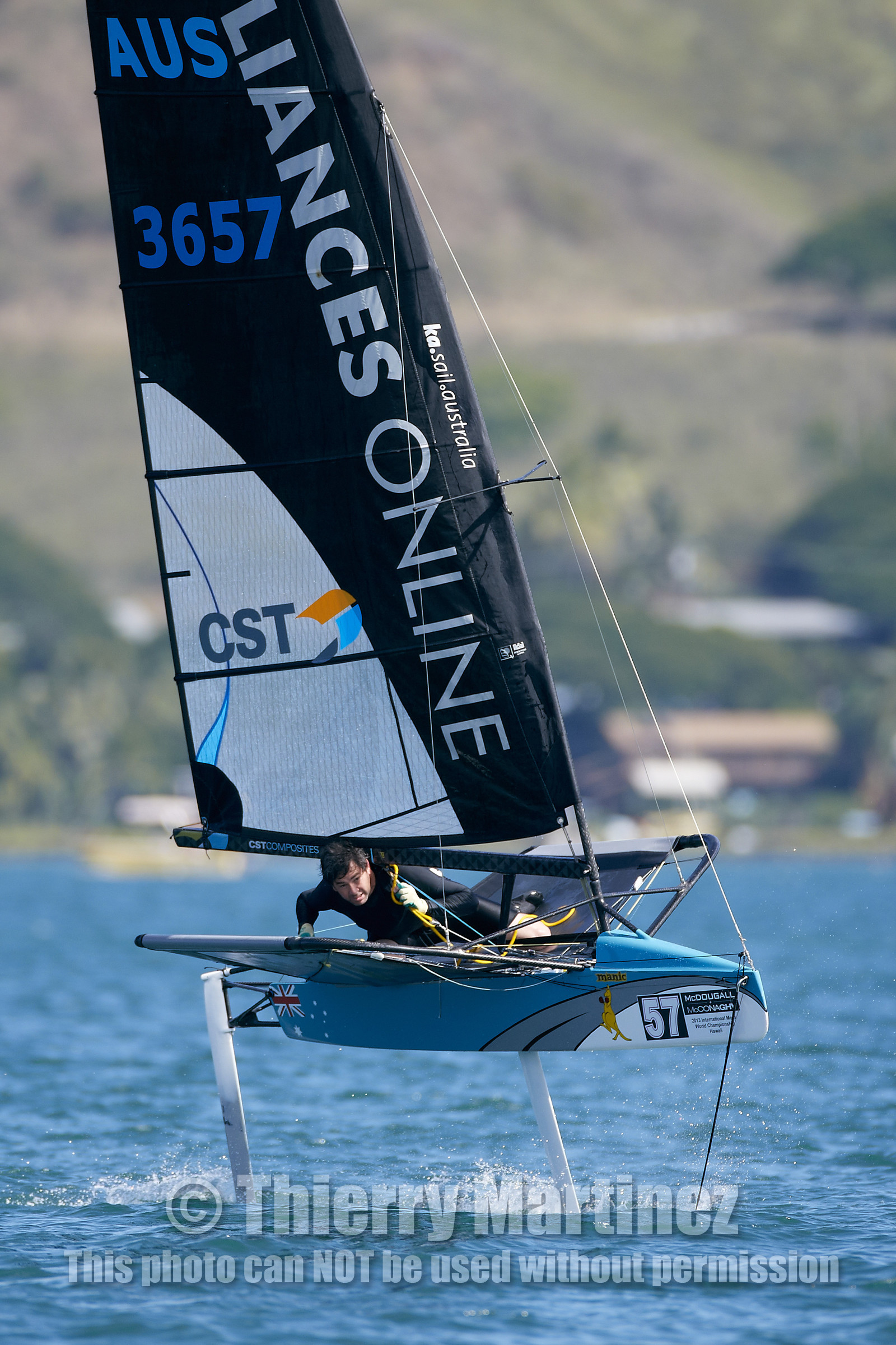 2013 US National International Moth - Kaneohe Bay - Hawaii -USA . 10-11 October 2013