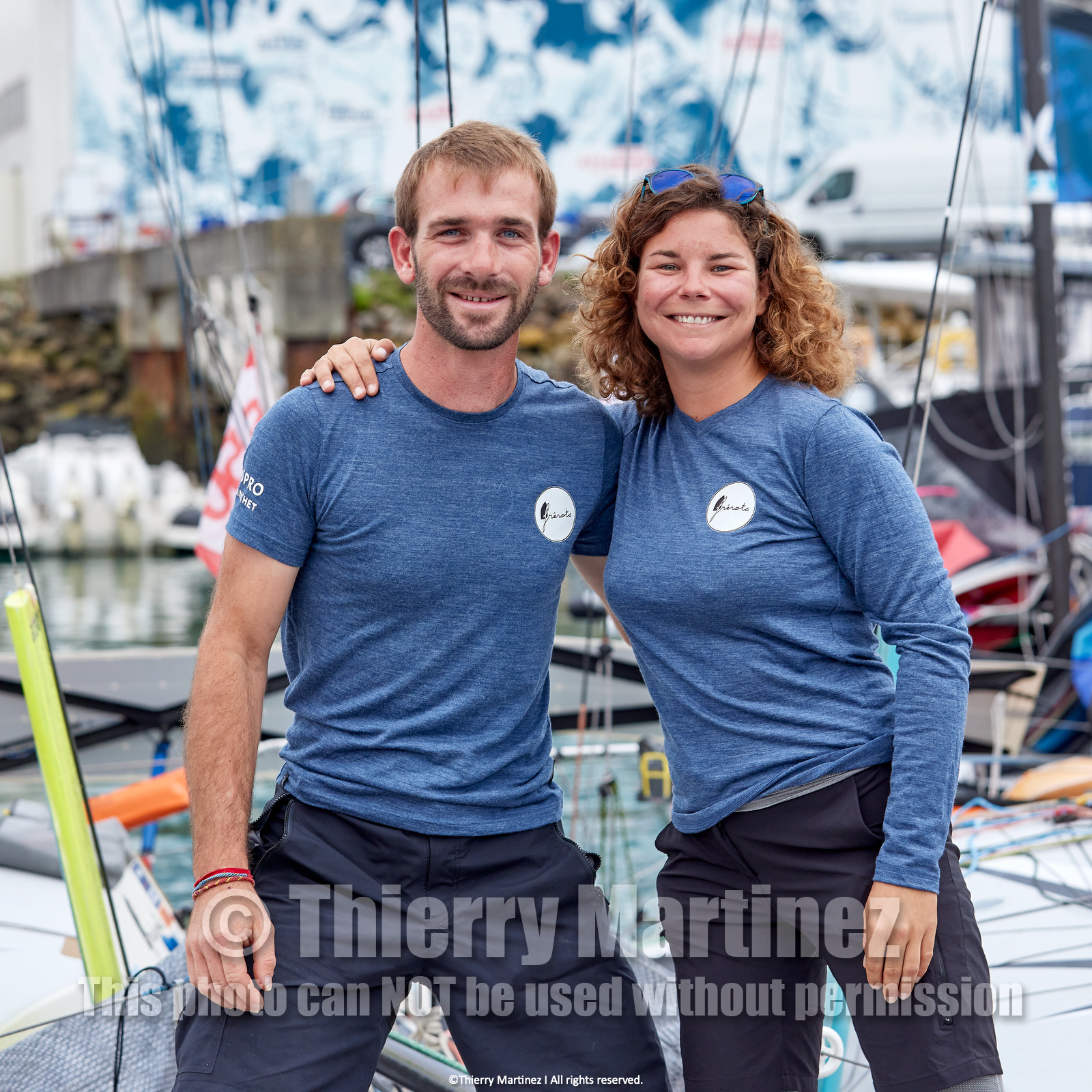 23_21704   © Thierry Martinez. LES SABLES D'OLONNE, 85 - FRANCE 25 septembre 2023.Départ MINI TRANSAT 2023. Départ du Dimanche 24 septembre retardé au Lundi 25 Sept .Les Sables d’Olonne (FRA)    Santa Cruz de la Palma ( Canaries)    St François ( Guadeloupe): 4050 NM.