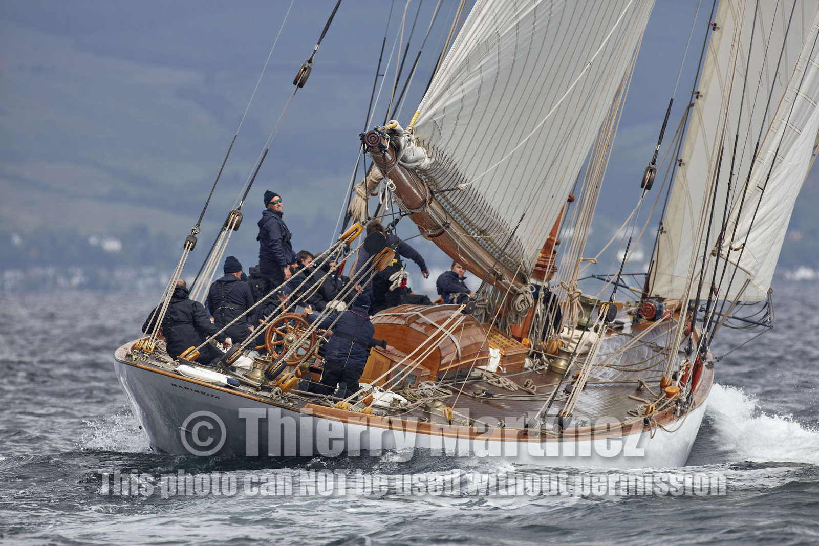 22_17006   © Thierry Martinez.FAIRLIE,SCOTLAND - UK 12th June 20222022 RICHARD MILLE FIFE REGATTA.Day 2 : LARGS to ROTHESAY