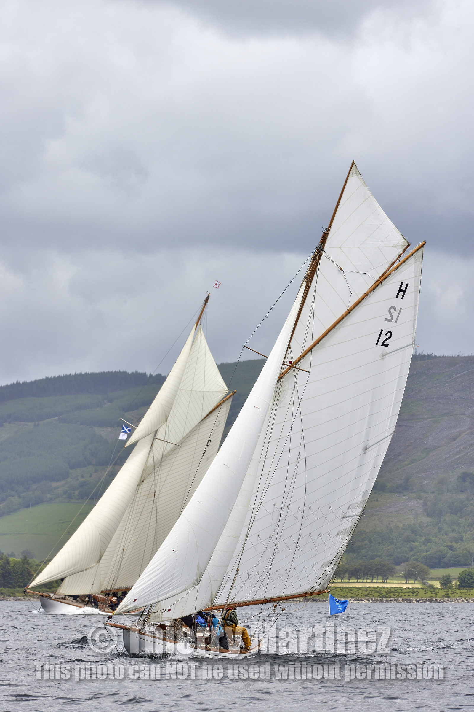 22_17006   © Thierry Martinez.FAIRLIE,SCOTLAND - UK 13th June 20222022 RICHARD MILLE FIFE REGATTA.Day 3;