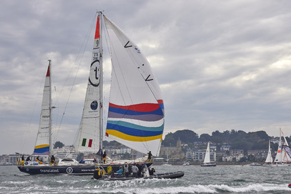 23_19587   © Thierry Martinez.SOUTHAMPTON,  - UK 10 septembre 2023.OCEAN GLOBE RACE 2023.Start Leg 1 : Southampton ( UK)   Cape Town ( South Africa)