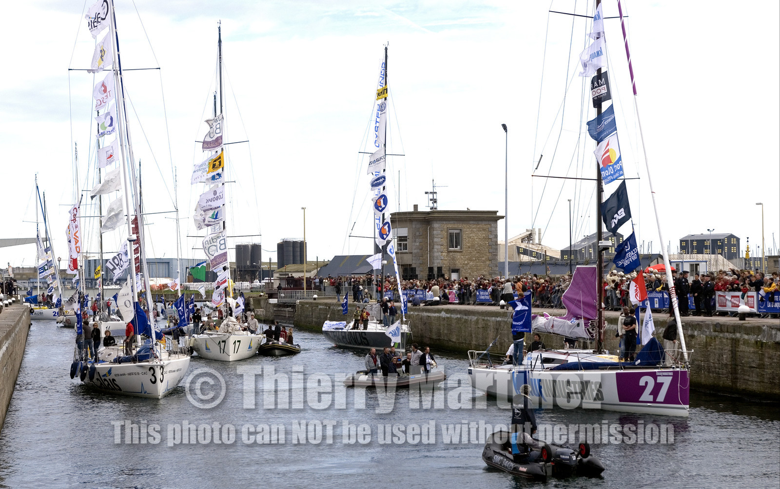 ROUTE DU RHUM Start in St Malo.Oct  2006
