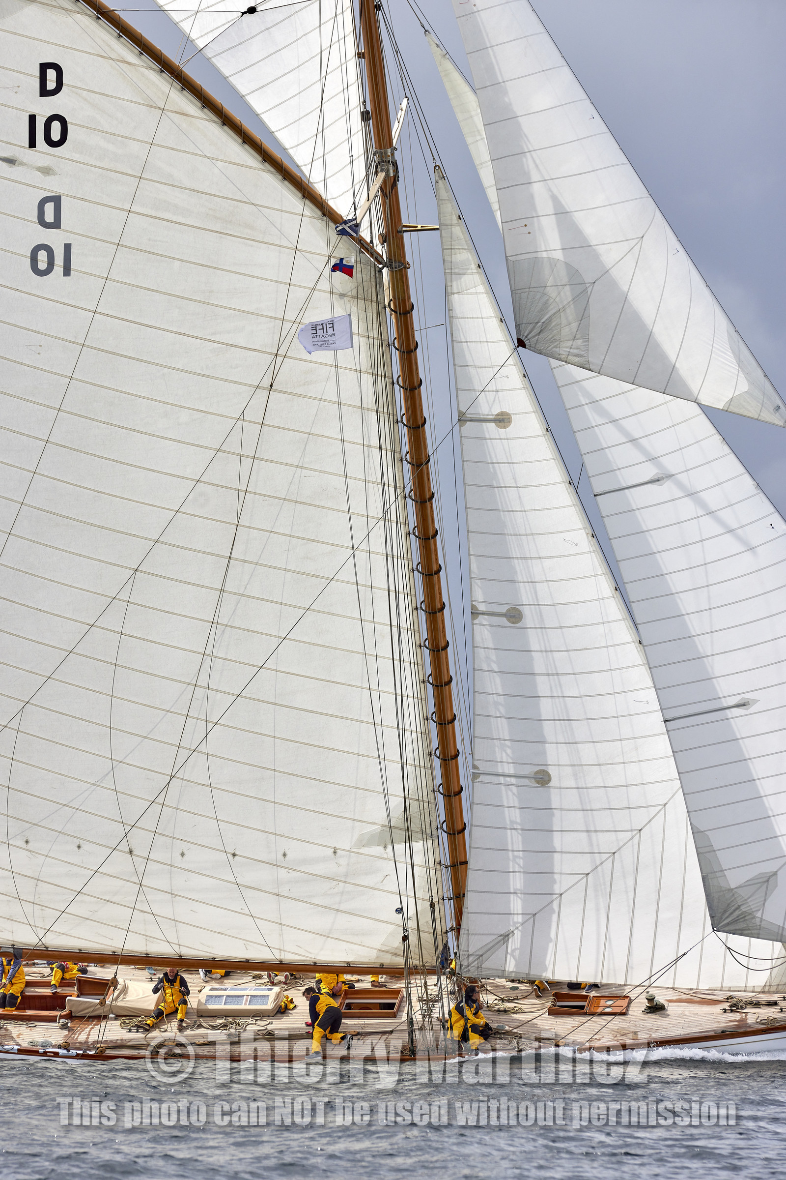 22_17006   © Thierry Martinez.FAIRLIE,SCOTLAND - UK 13th June 20222022 RICHARD MILLE FIFE REGATTA.Day 3;