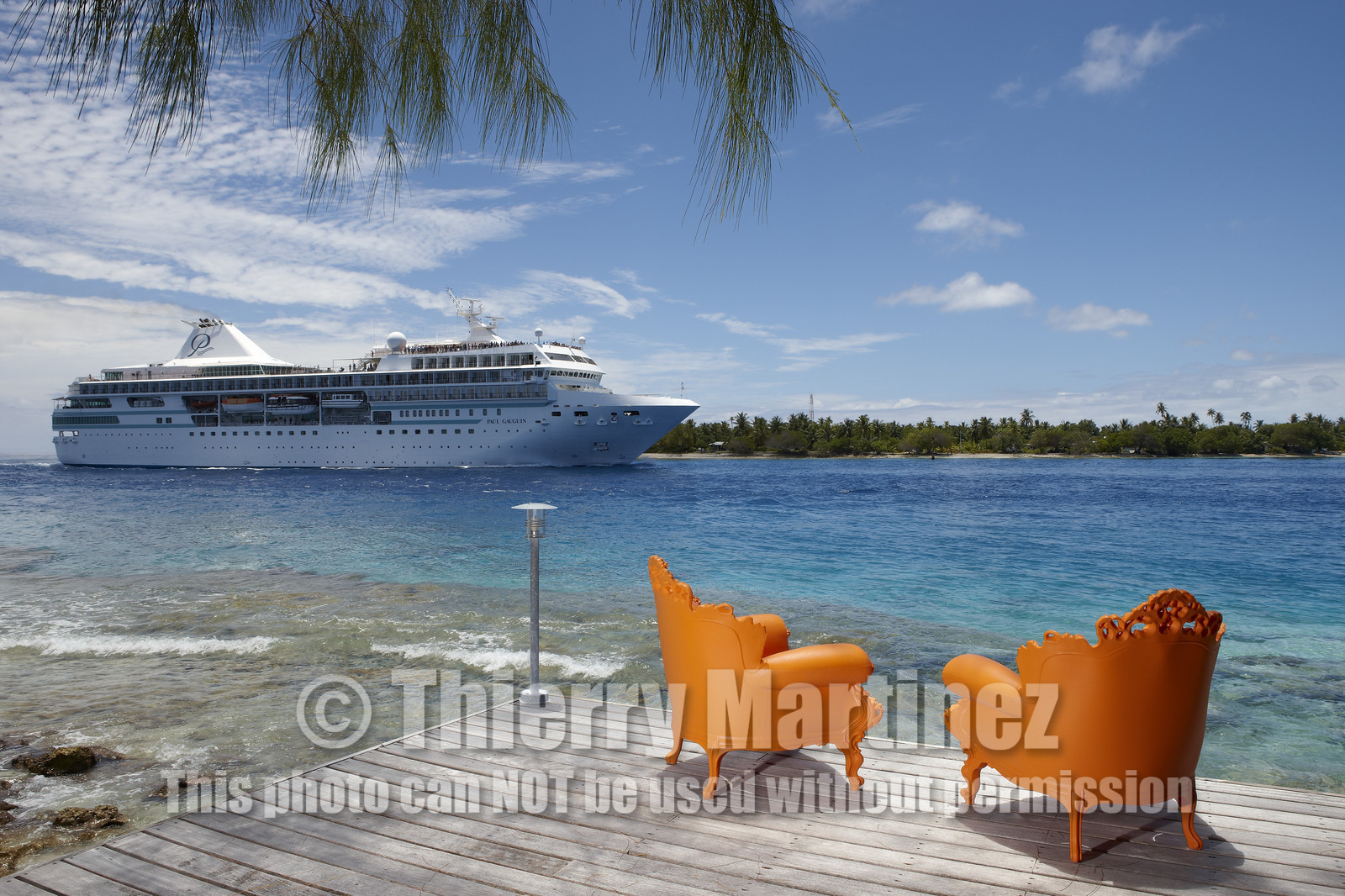 15_026682  ©ThMartinez Sea&Co.  RANGIROA - ARCHIPEL des TUAMOTU. POLYNESIE FRANCAISE .  8 Février 2015. .Le relais de Joséphine..