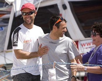 2010 ROUTE DU RHUM - LA BANQUE POSTALE . SOLO SAILING TRANSATLANTIC : ST MALO (FRA)   POINTE A PITRE-GUADELOUPE (FRENCH WEST INDIES). FINISH.