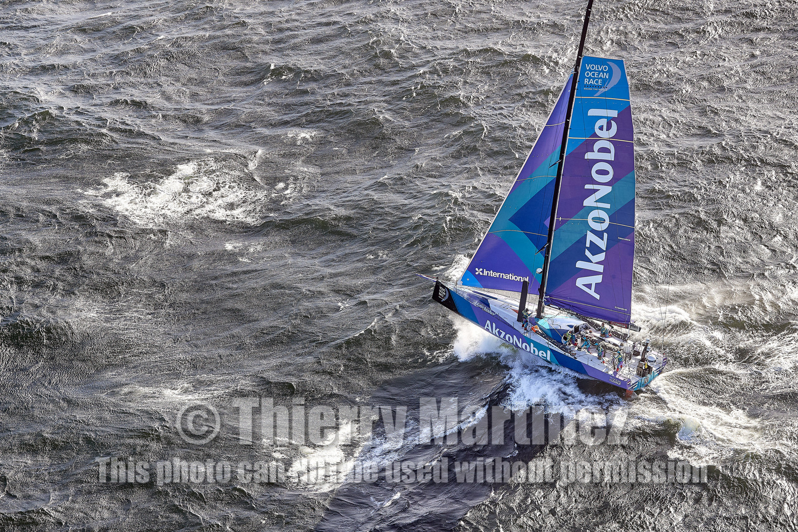 team AkzoNobel  in Volvo Ocean Race 2017-18.