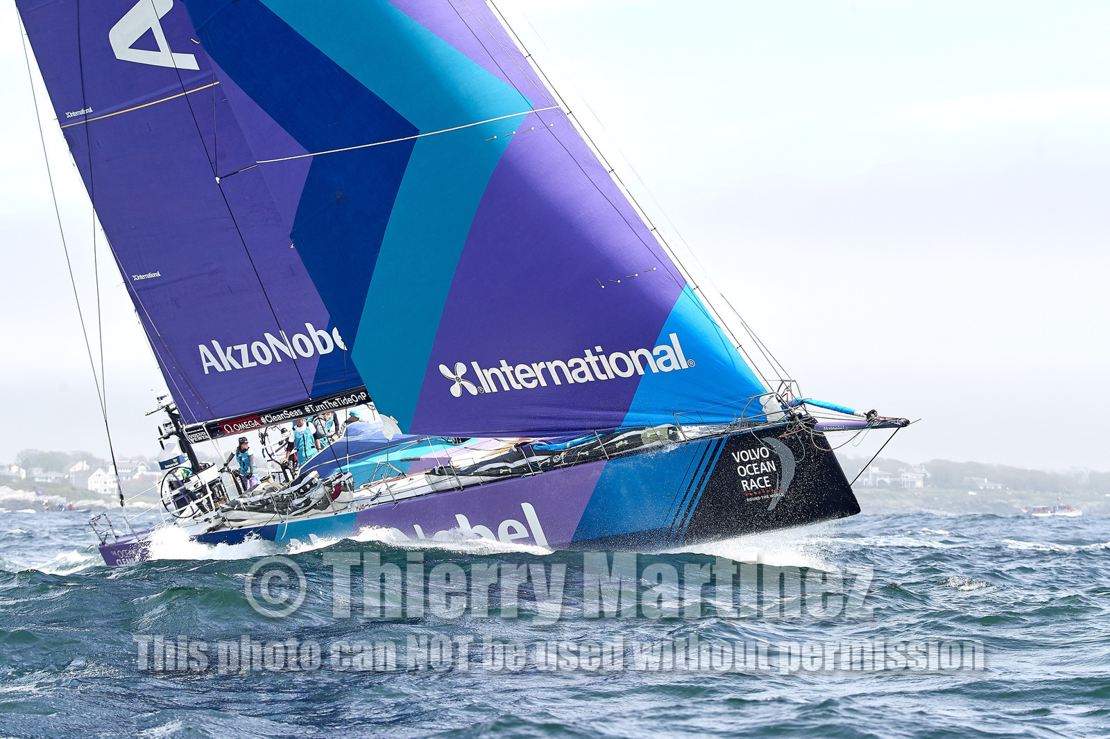 team AkzoNobel  in Volvo Ocean Race 2017-18.